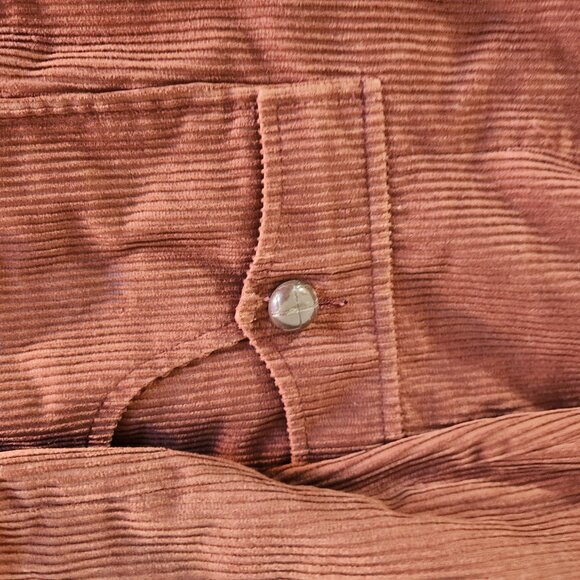 Vintage Monette Casuals Size 7 Brown Button up Corduroy Jacket - Picture 4 of 14